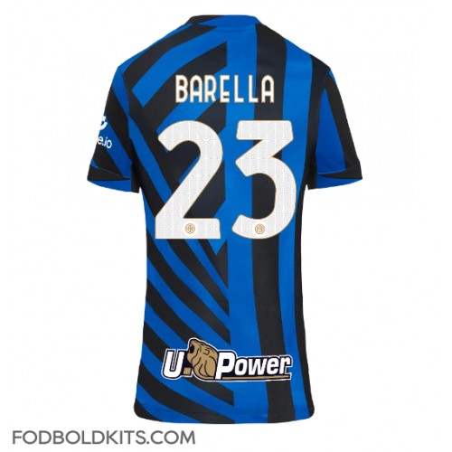 Inter Milan Nicolo Barella #23 Hjemmebanetrøje Dame 2024-25 Kortærmet